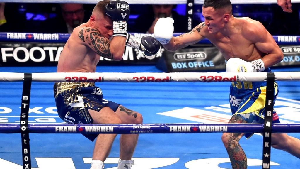 Josh Warrington and Carl Frampton