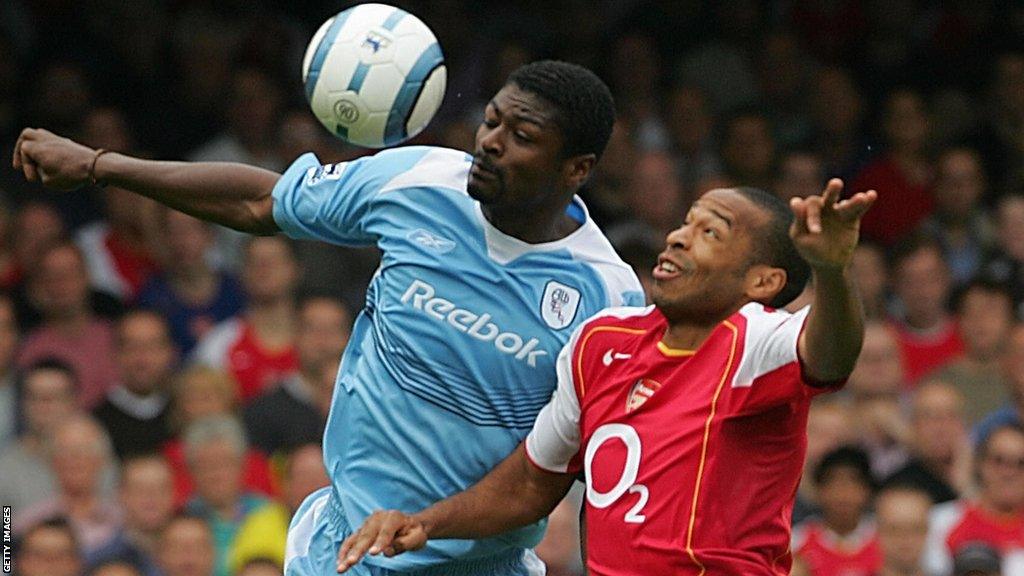 Radhi Jaidi (left) and Thierry Henry