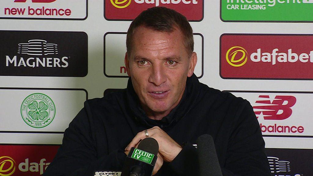 Celtic manager Brendan Rodgers