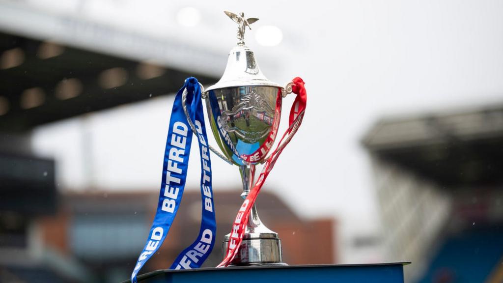 The Women's Betfred Challenge Cup Trophy