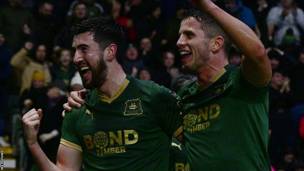 Finn Azaz celebrates his goal against Watford