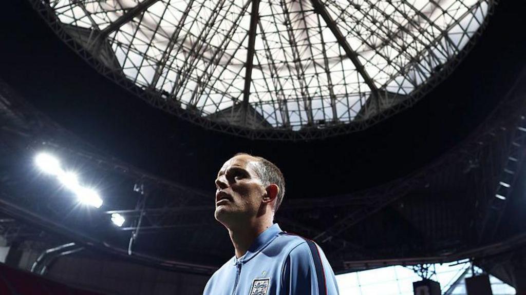 Thomas Tuchel at the Atlanta stadium