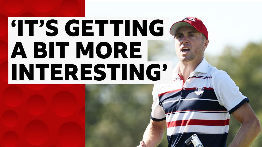 'Red, red, red, red, red' - Thomas holes at 12th as USA fight back