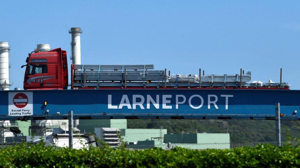 Lorry at the Port of Larne