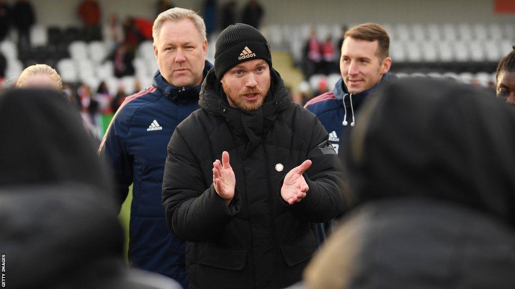 Arsenal boss Jonas Eidevall