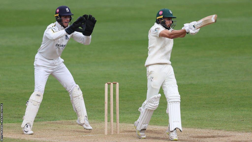 Worcestershire centurion Kashif Ali and Warwickshire wicketkeeper Michael Burgess