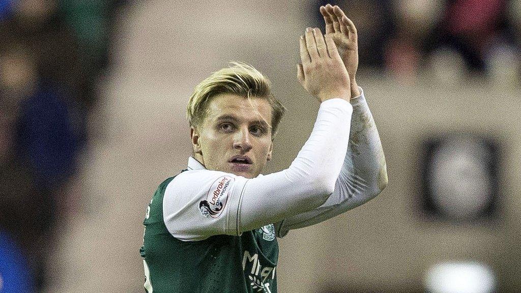 Hibernian forward Jason Cummings