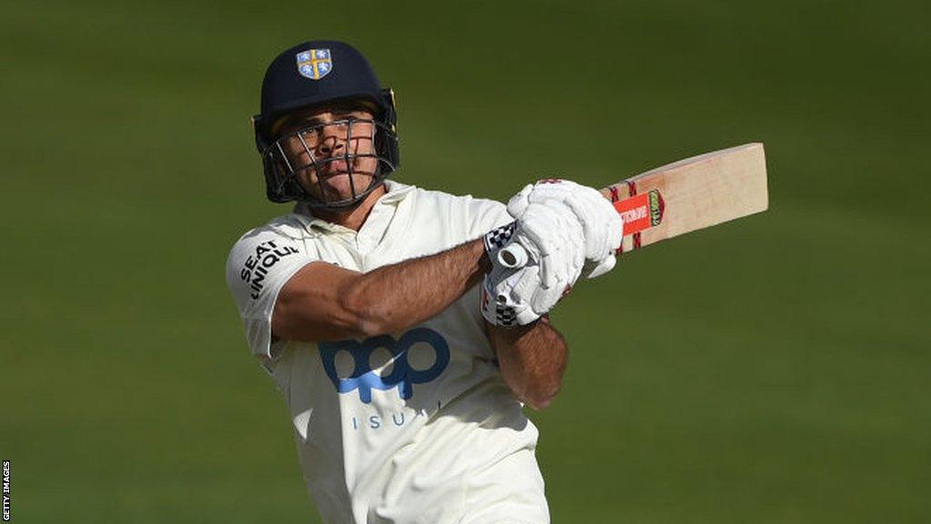 David Bedingham in action for Durham