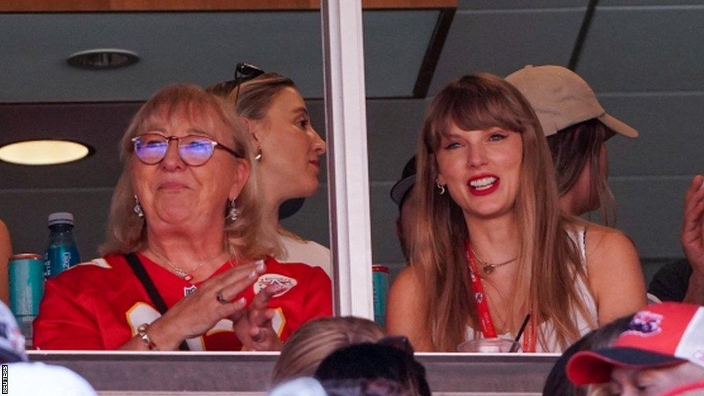 Donna Kelce and Taylor Swift