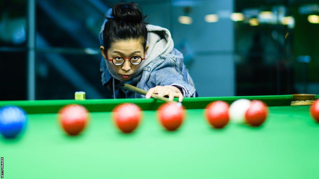 Hong Kong snooker player Ng On-yee