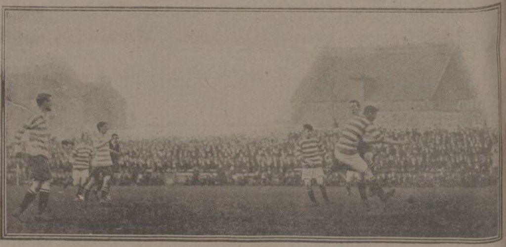 William Lindsay in action for Greenock Morton against Hamilton Academical