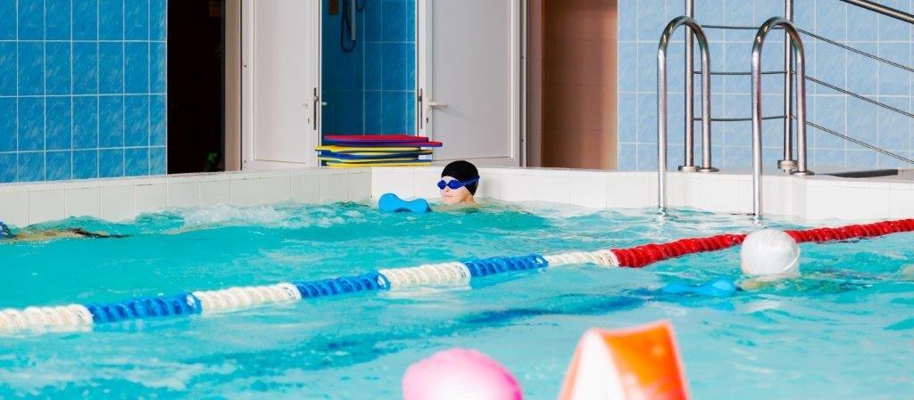 Boy in pool