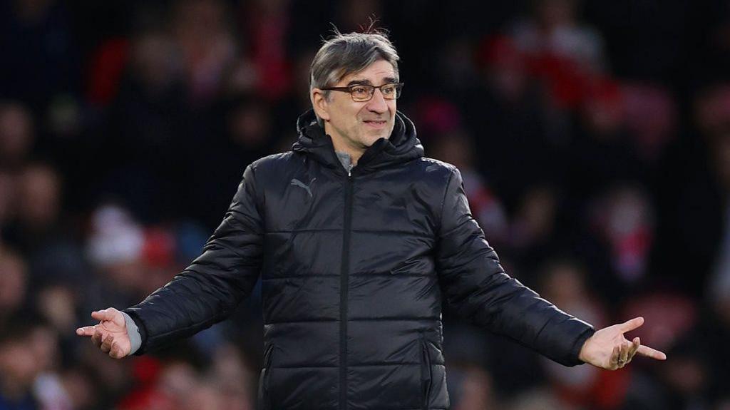 Ivan Juric, Manager of Southampton, reacts