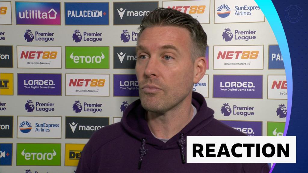 'We deserved a lot more' - Edwards on 'harsh' Crystal Palace defeat