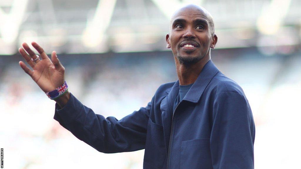 Four-time Olympic champion Mo Farah