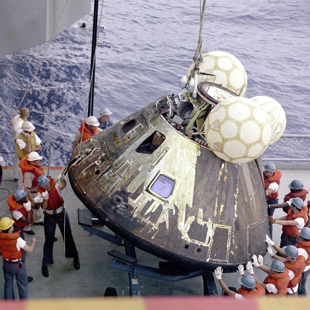 The module that returned the crew of Apollo 13 safely back to Earth.