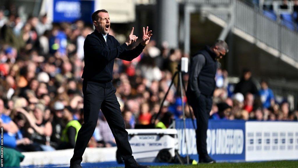 Gary Rowett on his first home game back in charge of Birmingham City