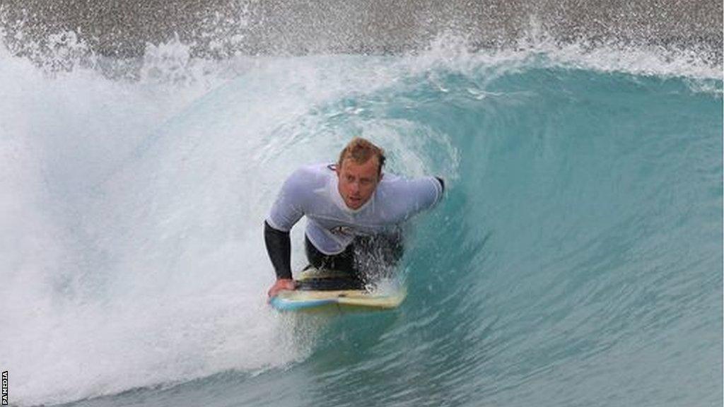 Welsh Para surfer Llywelyn Williams