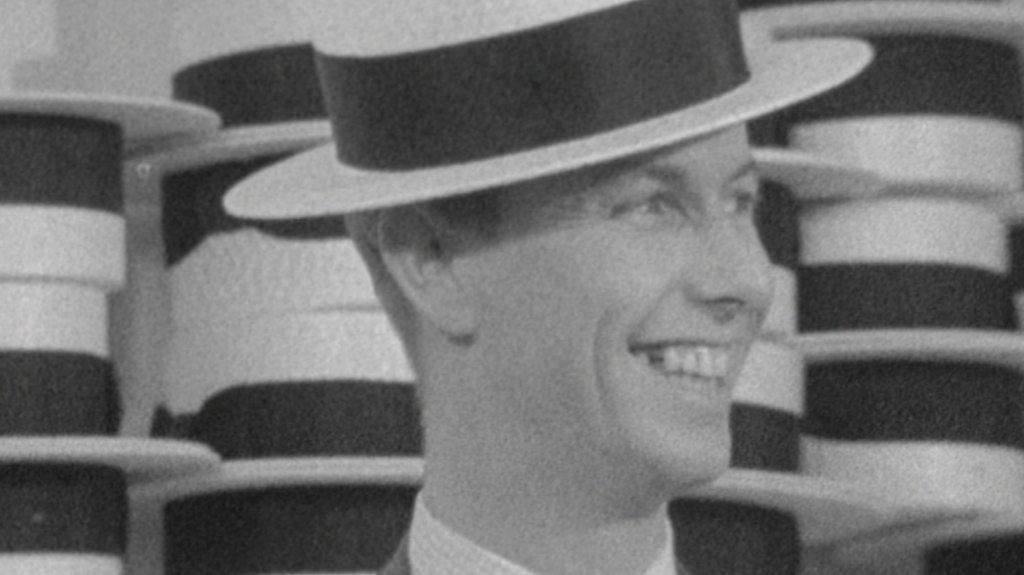 BBC Rewind footage shows inside a busy boater hat factory as the Hatters prepared for the cup final.