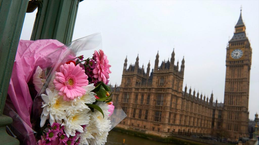 Floral tribute Westminster