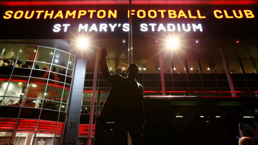 View outside St Mary's Stadium