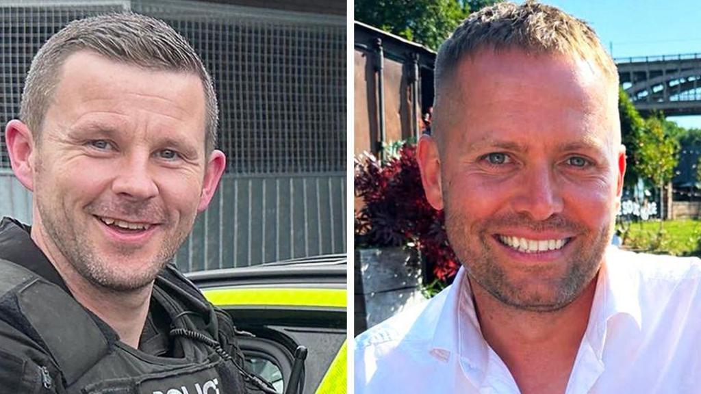 PC Tom Clough and PC Matthew Blades