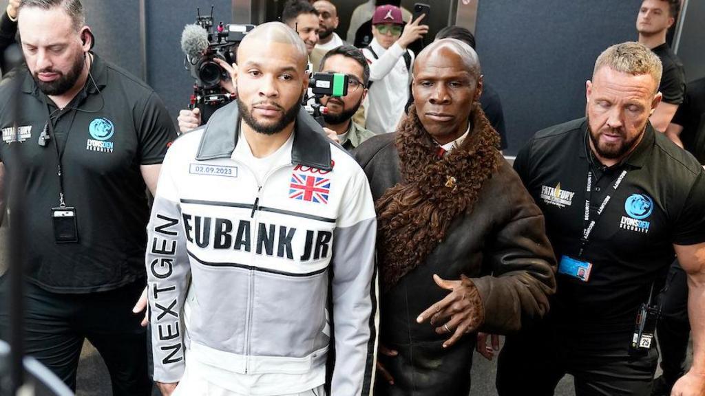 ‘I love my son’ – Eubank Sr’s shock arrival at Benn fight