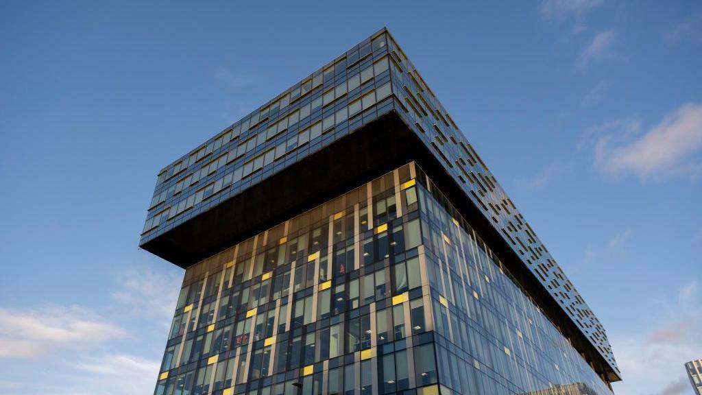 Palestra House, a modern glass building in Southwark