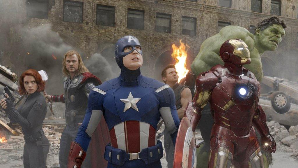 A scene from Avengers Assemble