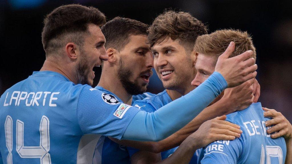 Manchester City celebrate