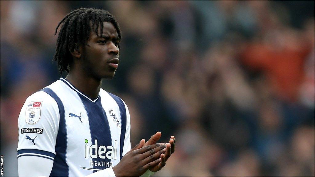 Modou Faal in action for West Brom