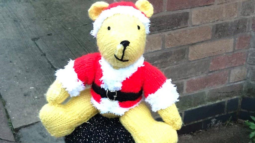 Christmas teddy bear