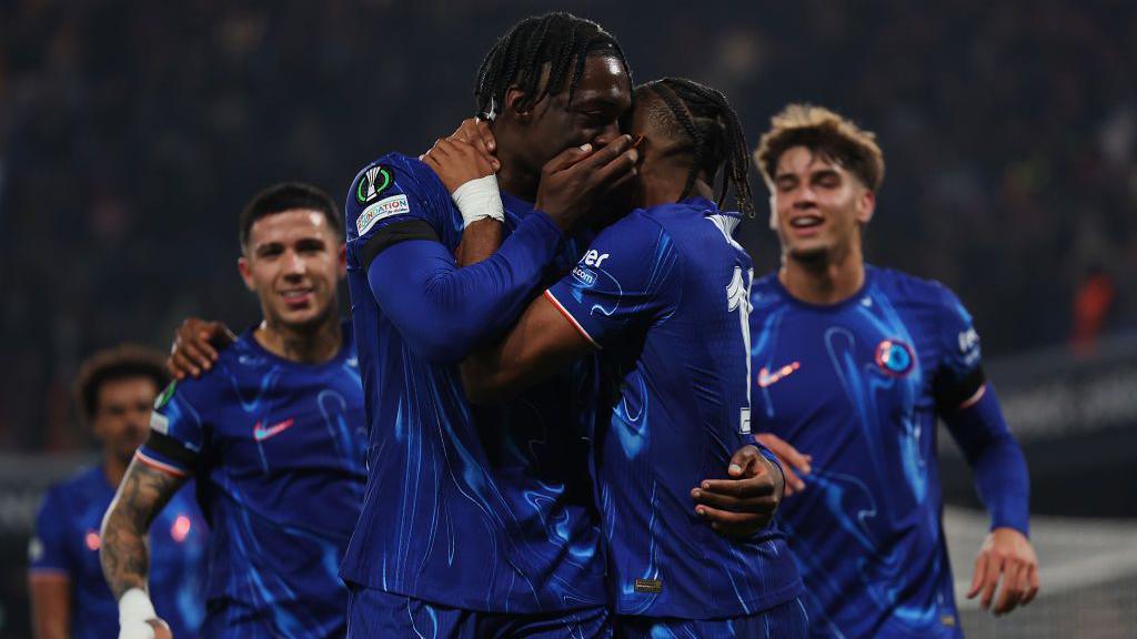 Chelsea celebrate a goal