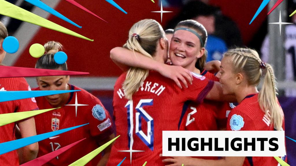 Norway maintain perfect record at Euro 2025 after 4-3 win over Iceland