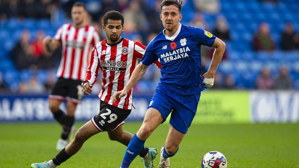 Ryan Wintle against Sheffield UNited