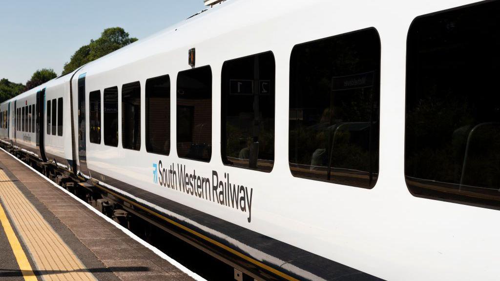 Stock photo of South Western Railway carriage