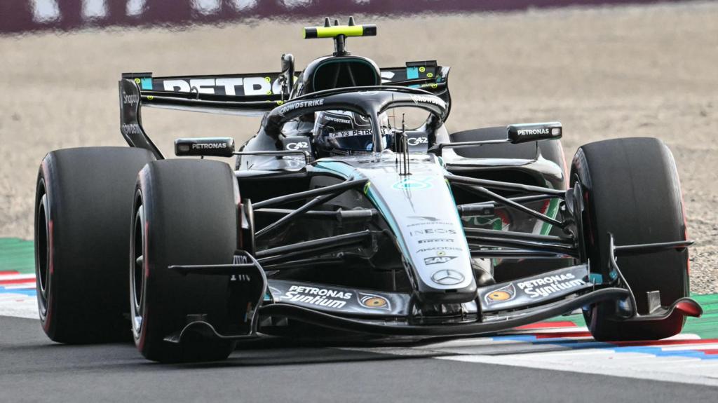 Mercedes' Kimi Antonelli during Japanese Grand Prix qualifying