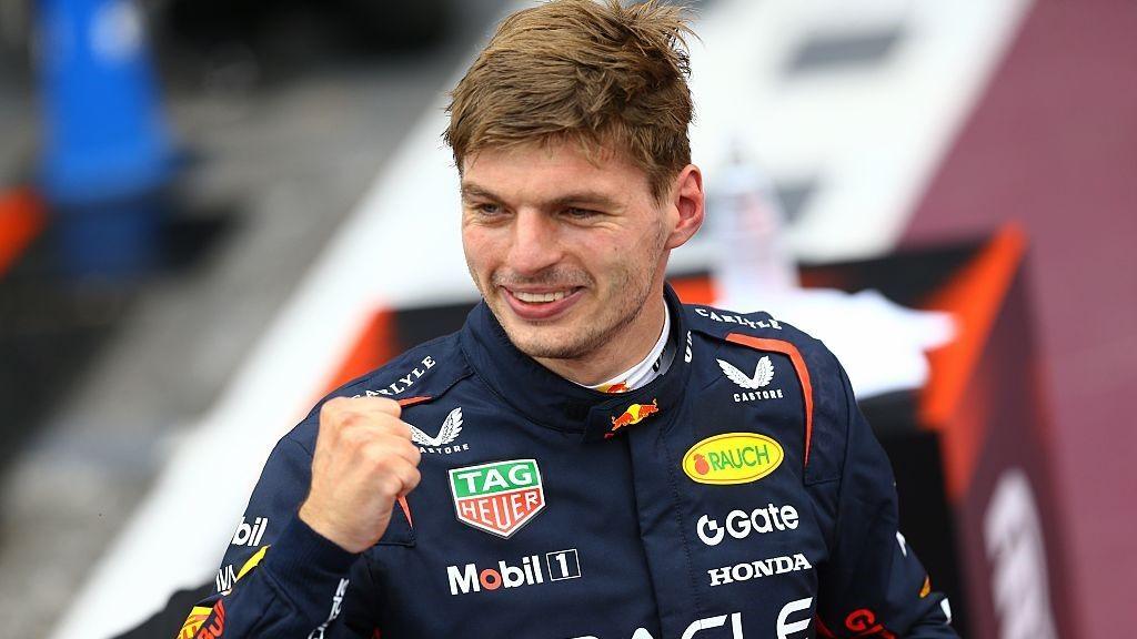 Max Verstappen after winning the 2025 Azerbaijan Grand Prix