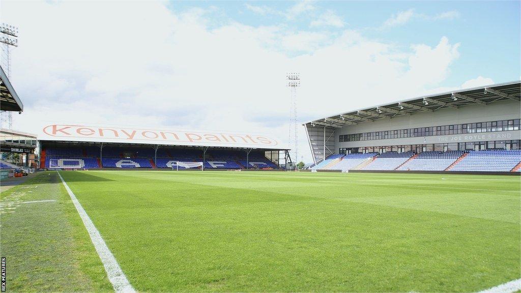 Oldham Athletic's Boundary Park home