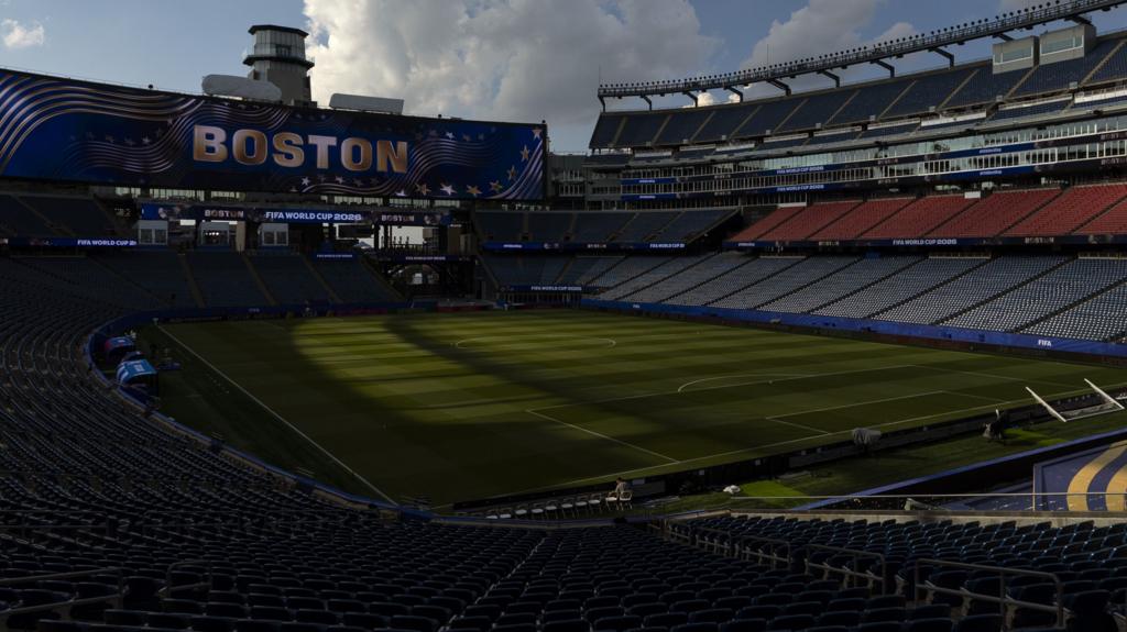 A general view of the Boston Stadium one day ahead of the FIFA World Cup 2026 Group C match between Haiti and Scotland
