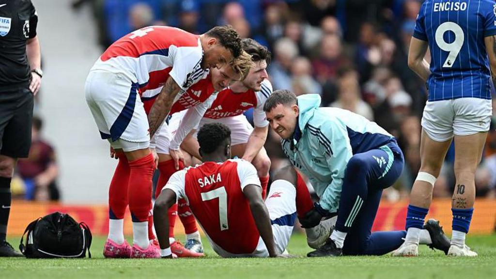 Saka’s ankle injury nothing serious – Arteta