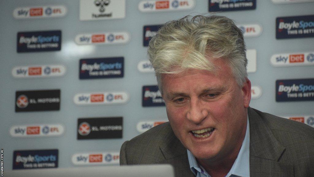 Doug King's first press conference as Coventry City owner was done via a Zoom hook-up