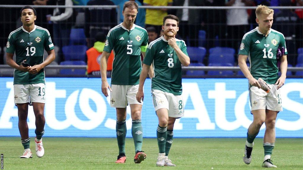 Northern Ireland fell to their fifth defeat in a row in Kazakhstan