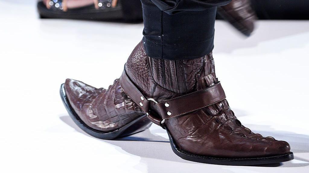 double-facing cowboy boots