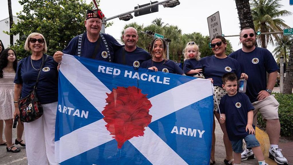Scotland fans at the World Cup