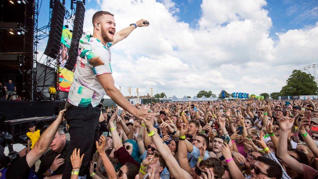 Imagine Dragons play at Radio 1's Big Weekend