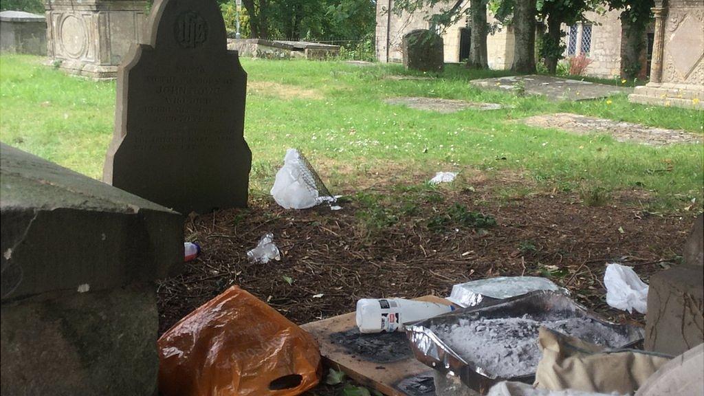 St John's churchyard in Devizes