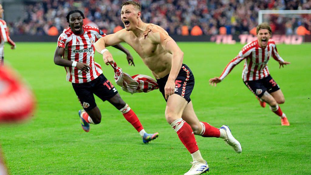 Ballard celebrates against Coventry