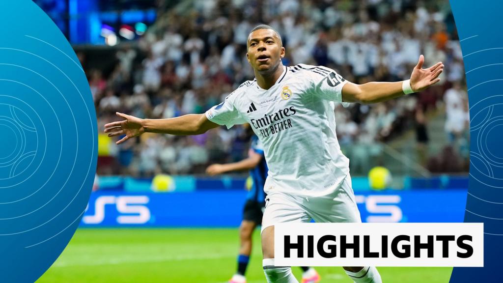 Mbappe scores as Real Madrid win Uefa Super Cup