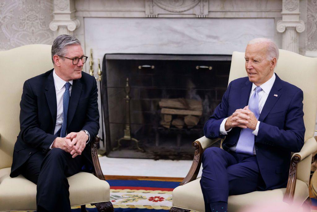 UK Prime Minister, Sir Keir Starmer meeting with current US President, Joe Biden in July